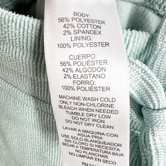 MARC NEW YORK by ANDREW MARC Ribbed Midweight Jogger Pants Mid Rise Green Size M - Picture 8 of 13